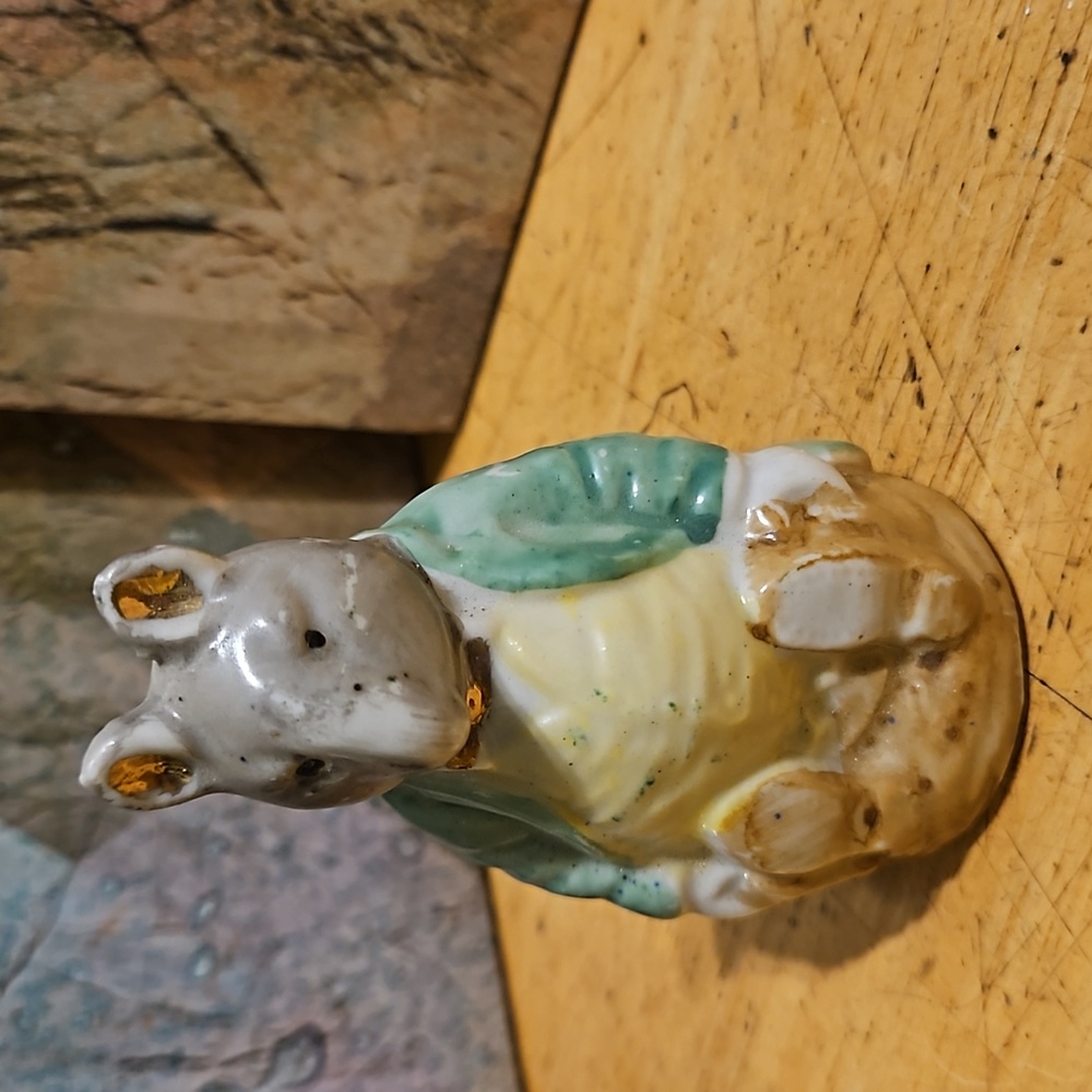 Royal Albert Beatrix Potter- Samuel Whiskers Salt and Pepper Shakers - Picture 6 of 8
